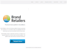 Tablet Screenshot of brandretailers.com